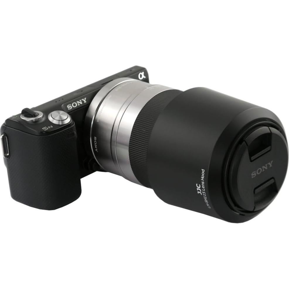 Capucha de lente JJC para Sony E 55-210mm f/4.5-6.3 OSS