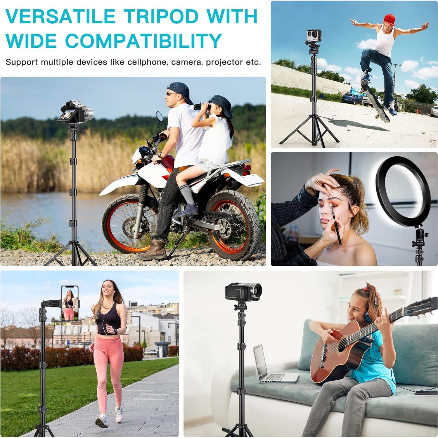 Trípode Flexible Victiv P10 para Teléfono 187,96 cm