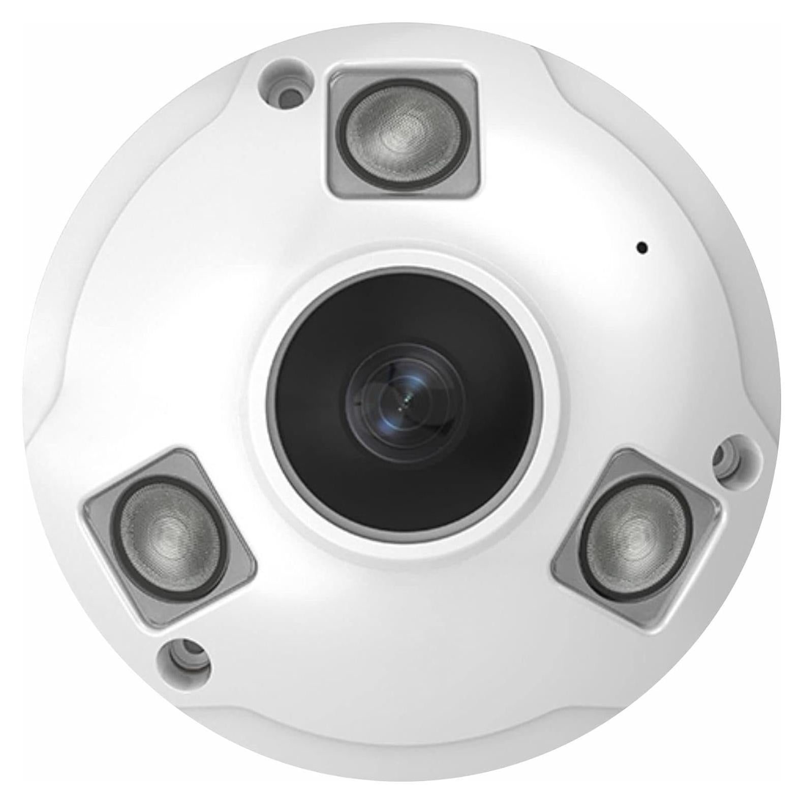 Cámara Fisheye IP POE 5MP Inwerang 360° Visión Nocturna