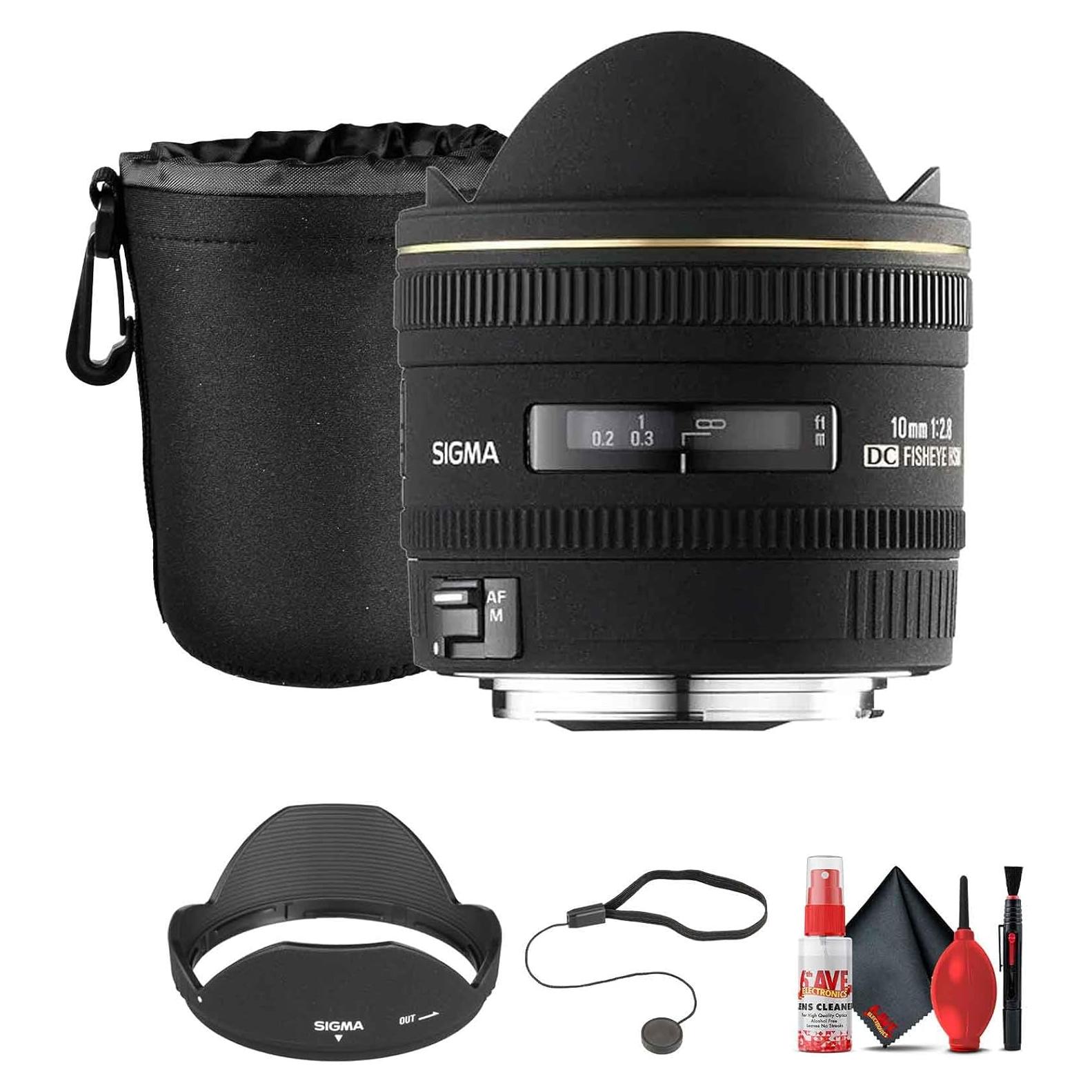 Lente Ojo de Pez Sigma 10mm f/2.8 EX DC para DSLR APS-C