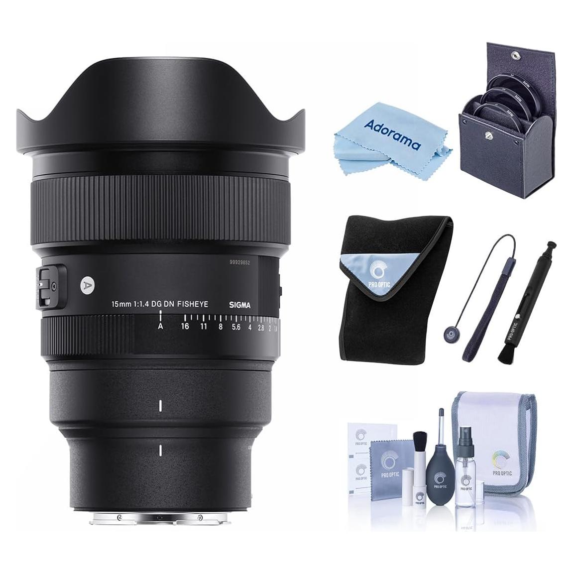 Lente Ojo de Pez Diagonal Sigma 15mm F1.4 DG DN Art