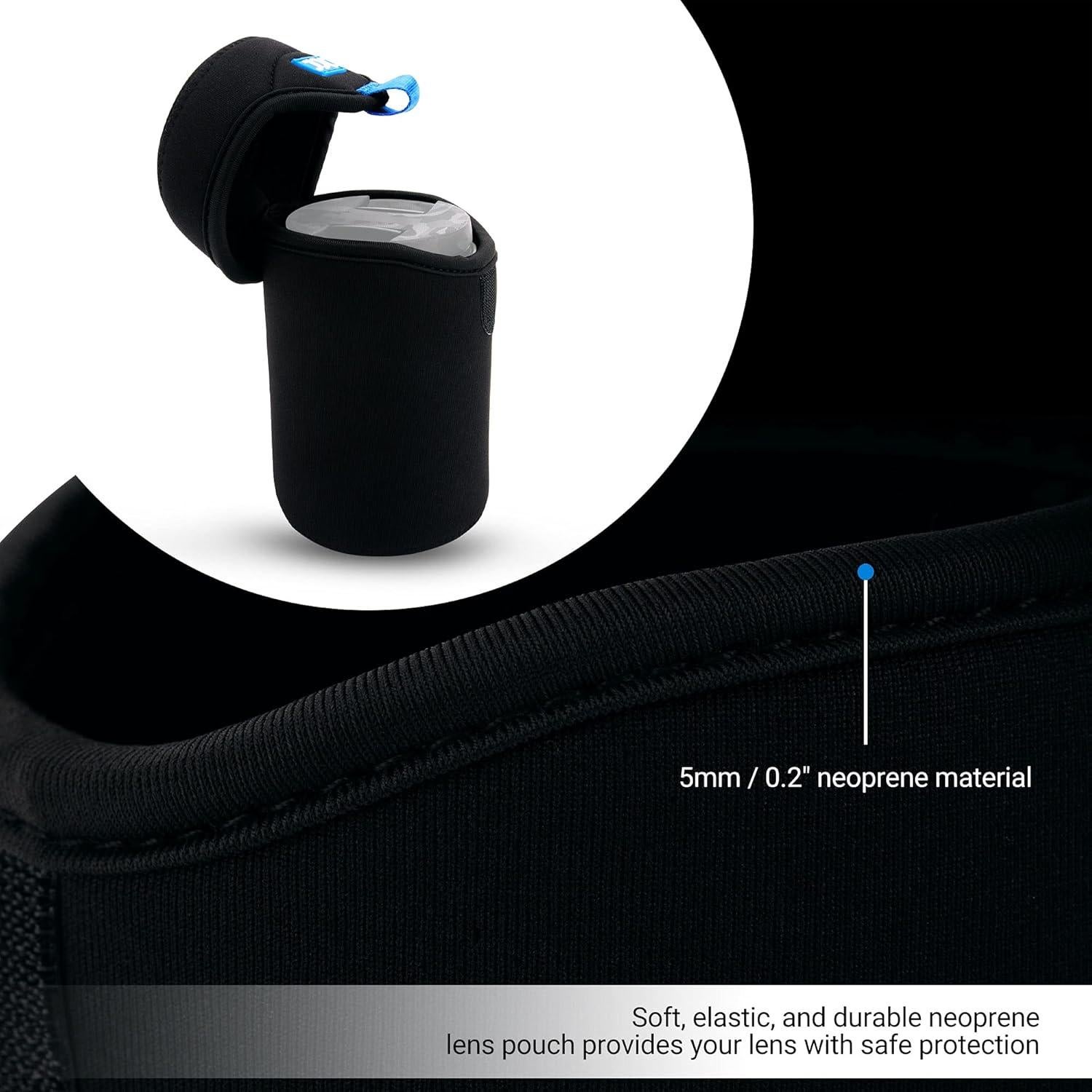 Funda de Lente de Neopreno JJC para Lentes Sin Espejo 78x118mm