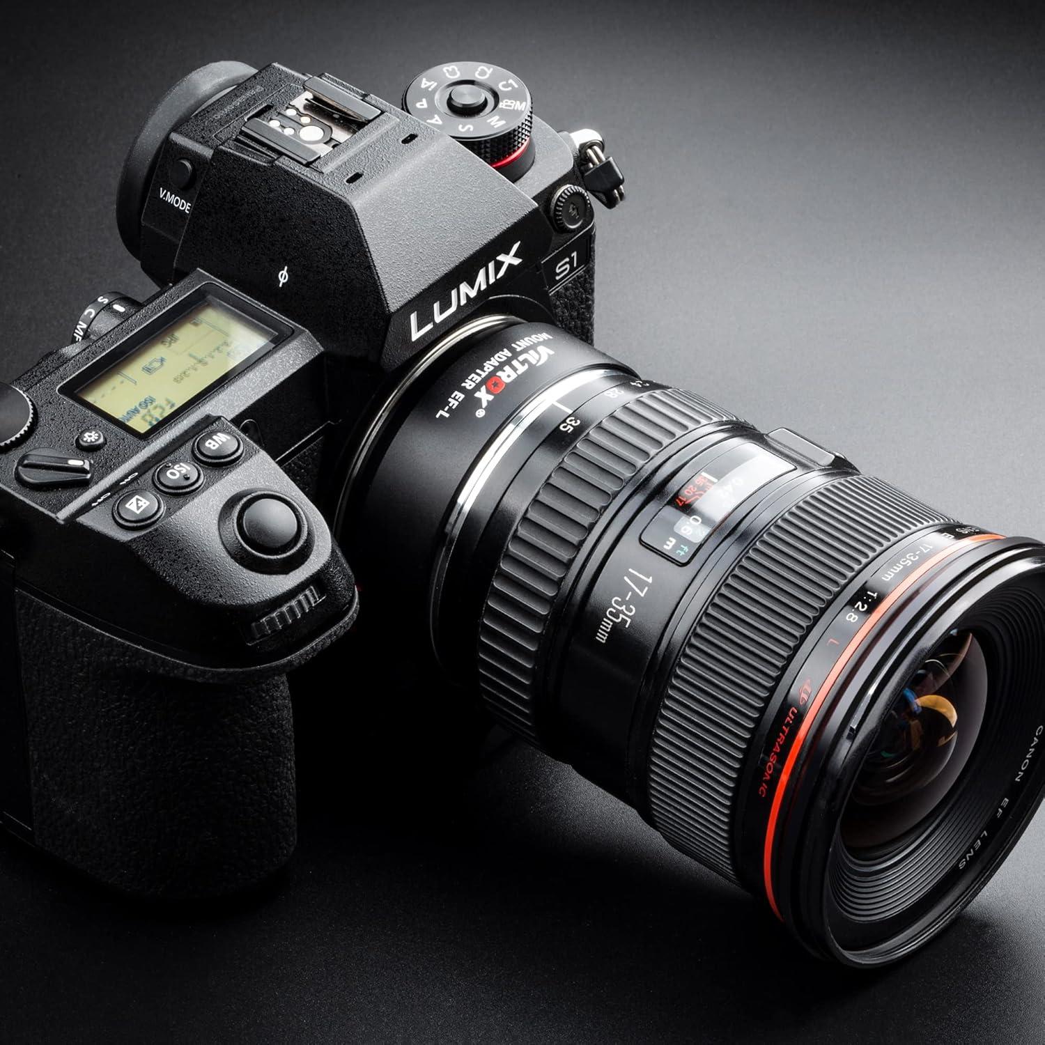 Adaptador de Montura de Lente Viltrox EF-L para Canon a L