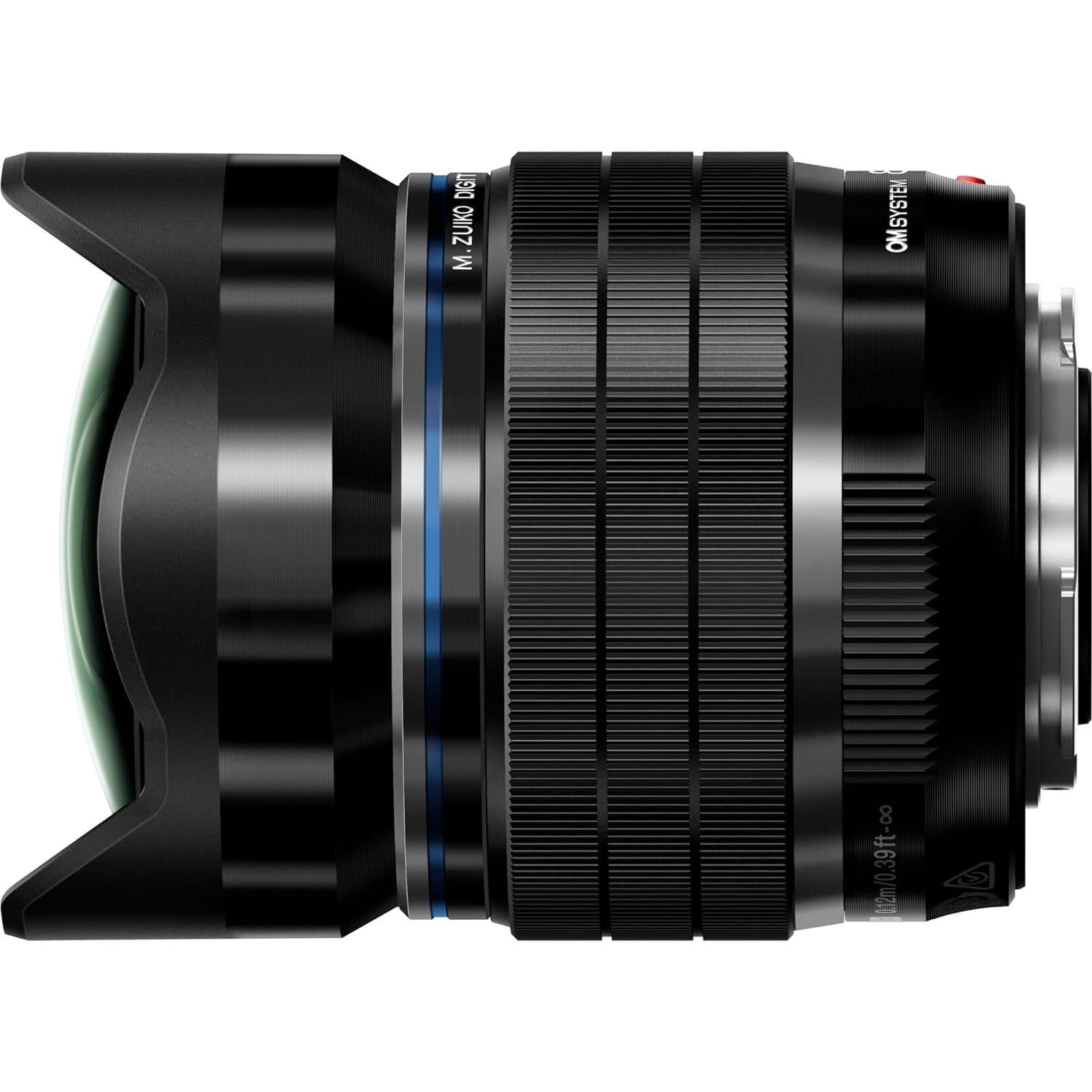 Lente Ojo de Pez OM SYSTEM M.Zuiko 8mm F1.8 PRO para MFT
