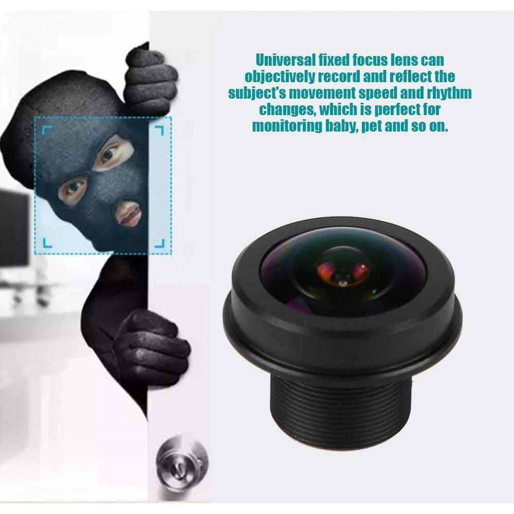 Lente Ojo de Pez 5MP HD ZOPSC 180 Grados para Cámara CCTV