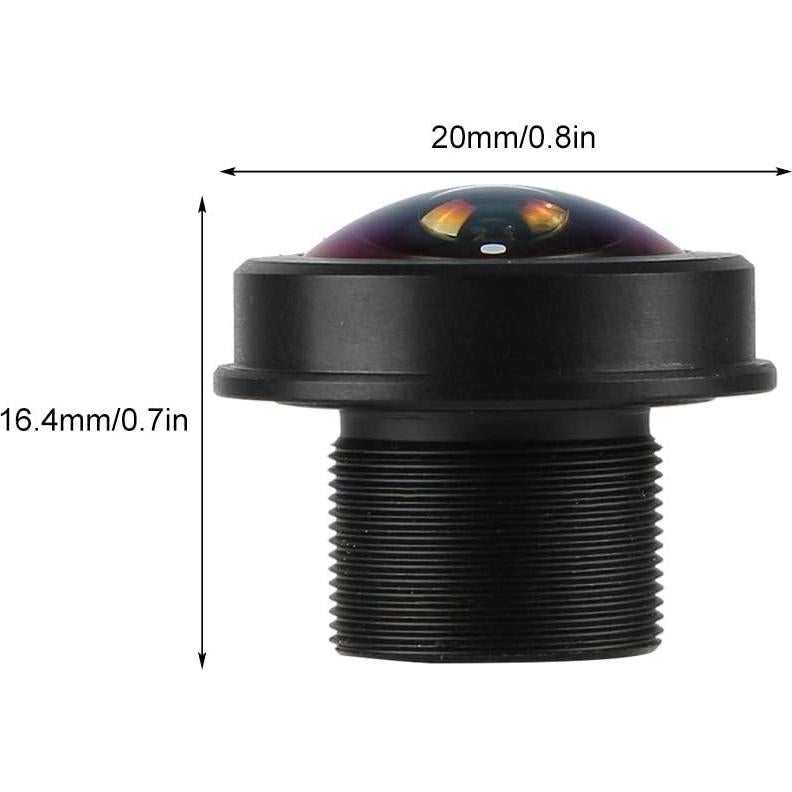 Lente Ojo de Pez 5MP HD ZOPSC 180 Grados para Cámara CCTV