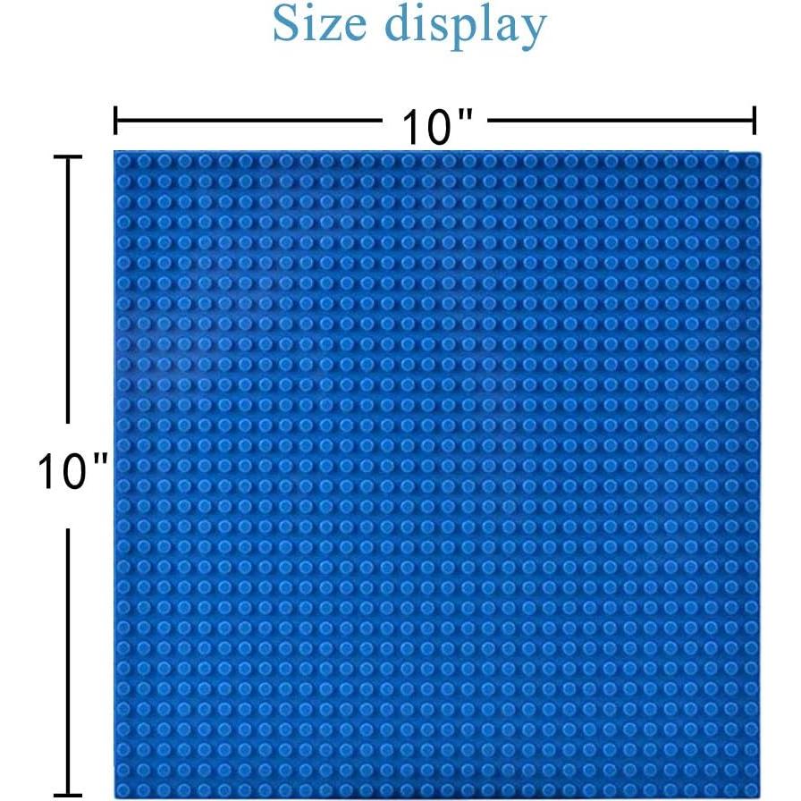 Placas Base Clásicas JNZong 25x25 cm Paquete de 6 Azul