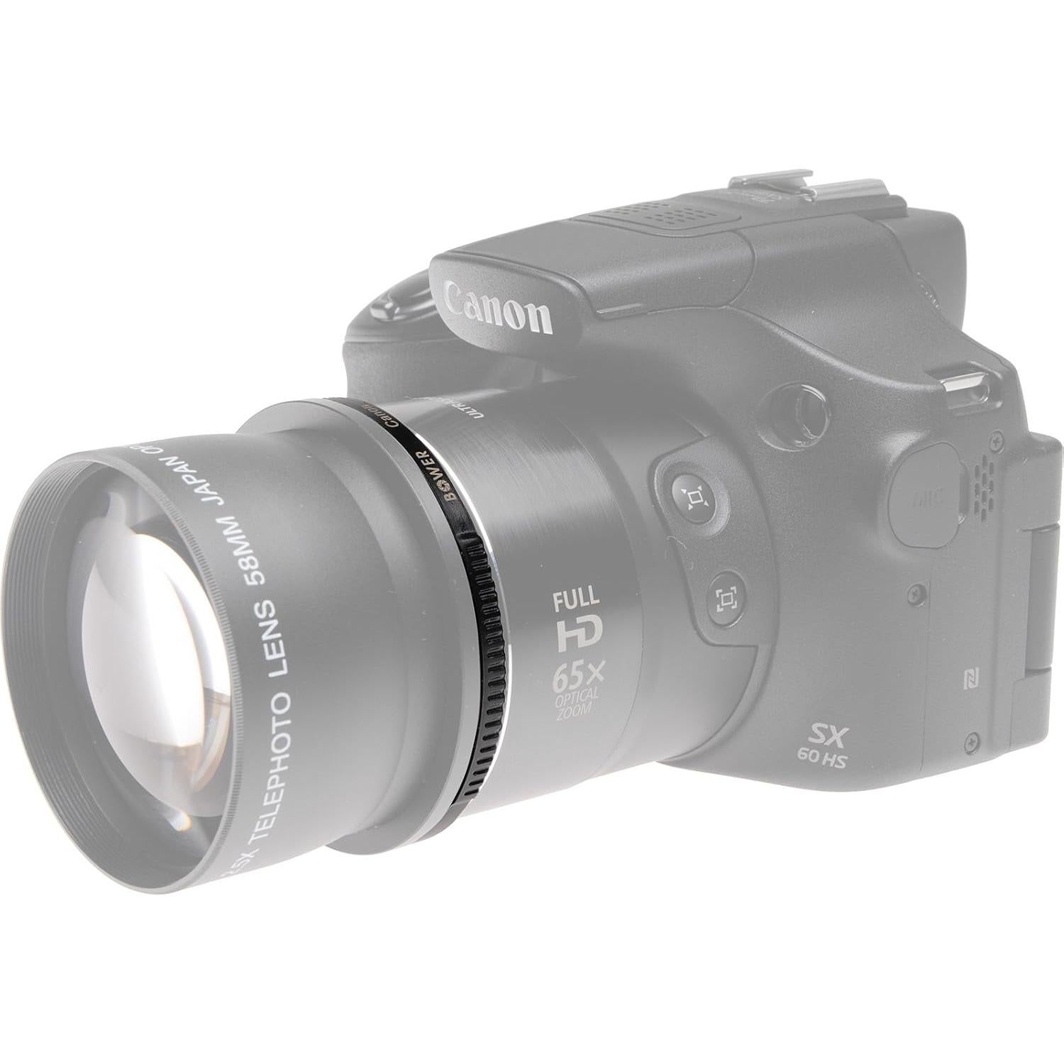 Adaptador de tubo de lente 67mm Bower para Canon PowerShot