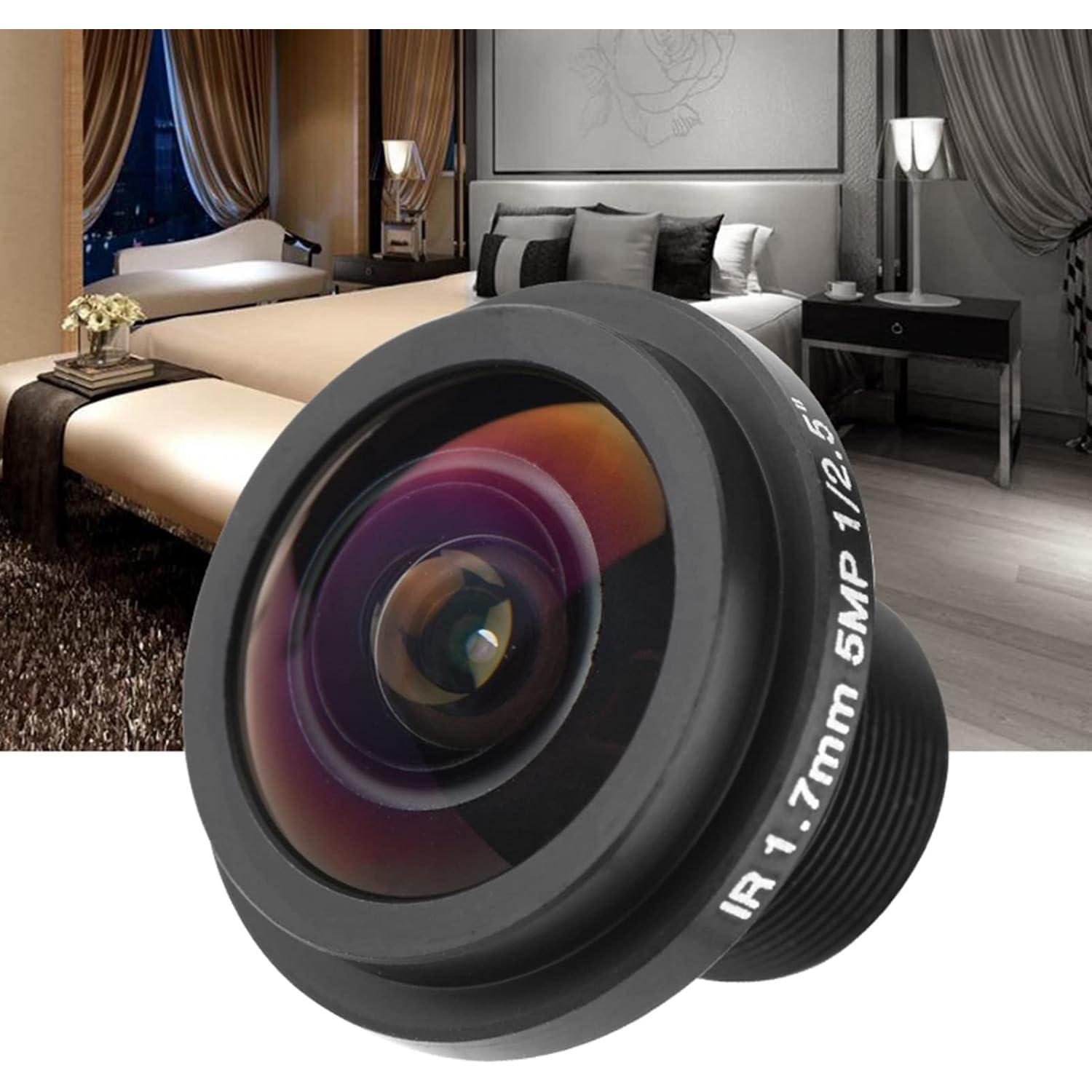 Lente de Cámara de Seguridad Ojo de Pez MUNEFE 1.7mm Gran Angular