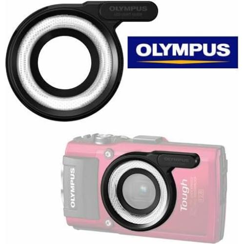 Lente Ojo de Pez Gran Angular 0.43X + Macro + Luz LED para Olympus Tough