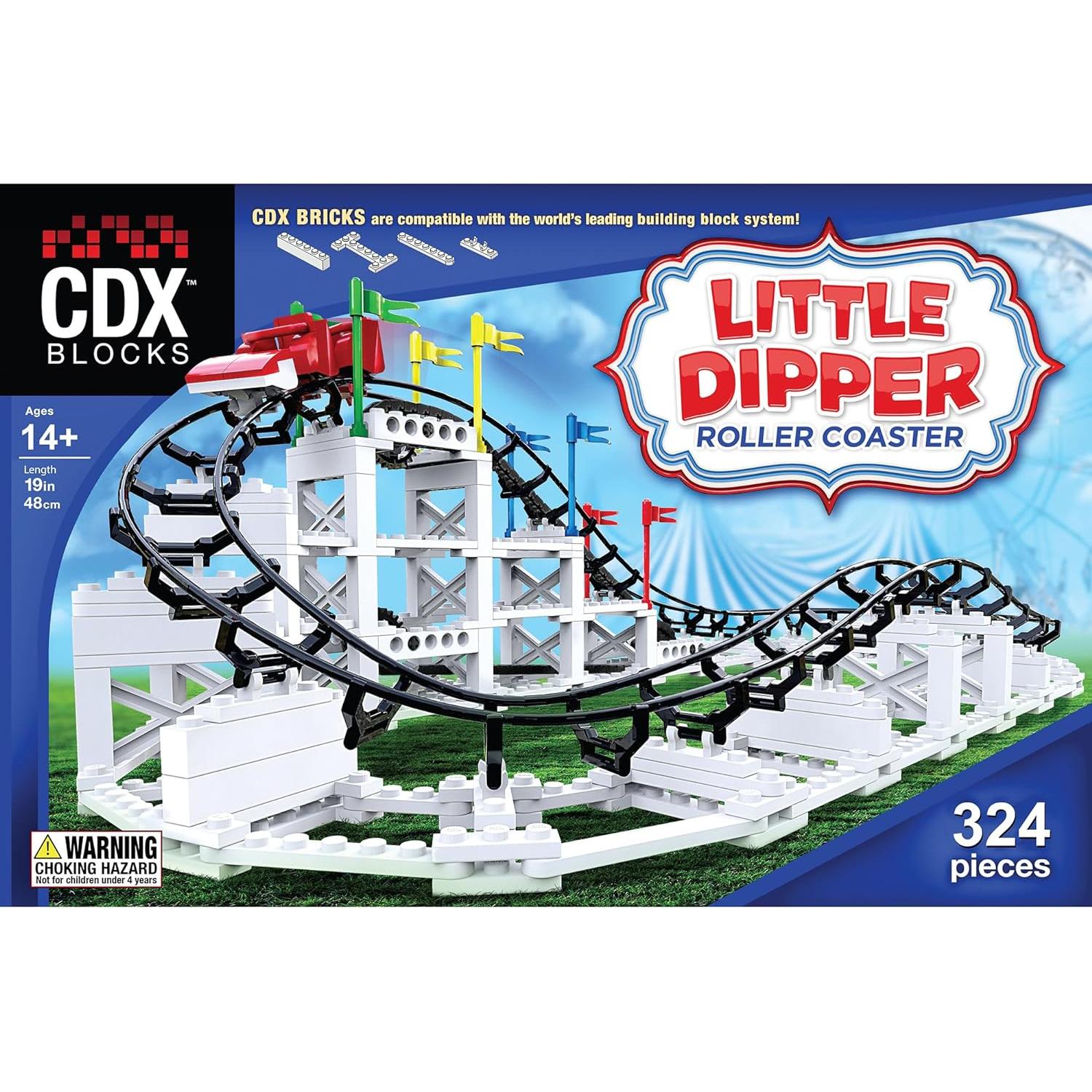 Pequeño Dipper CDX Blocks - Set de 324 Piezas de Montaña Rusa