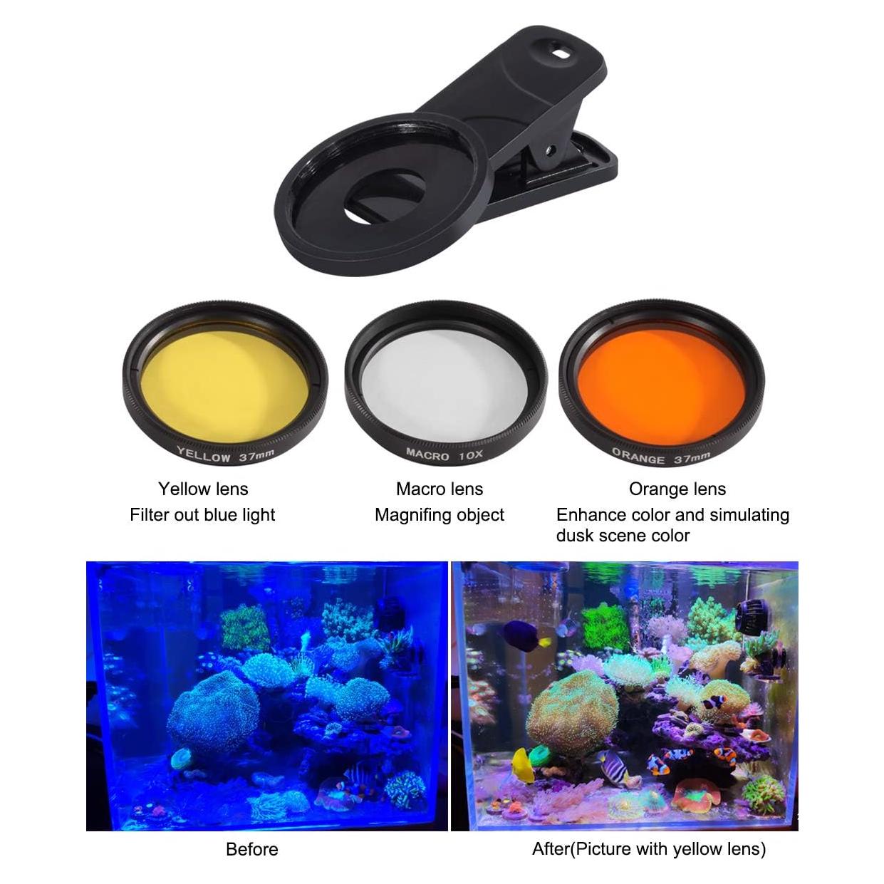 Kits de Filtros de Lente Aquarium Choice para Teléfono