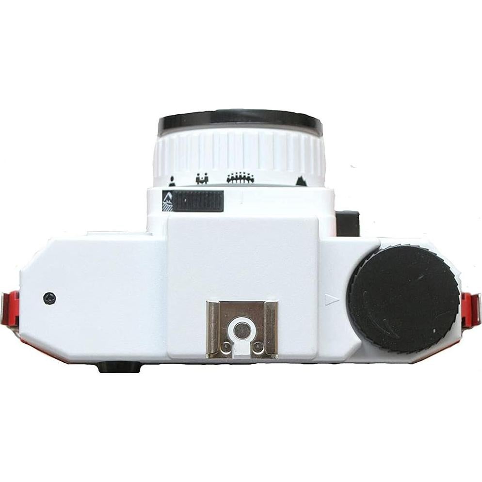 Cámara de película Holga 120N formato medio Rojo/Blanco