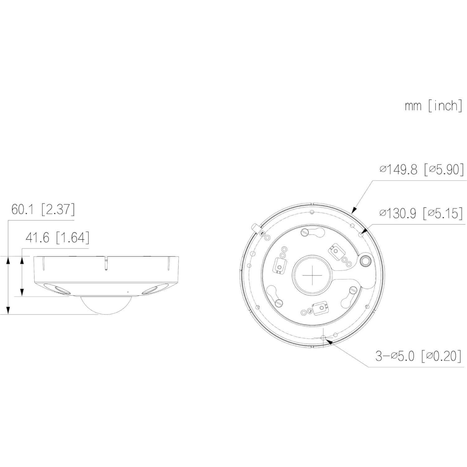 Cámara Fisheye EmpireTech IPC4K360 12MP 180° IP67 Exterior
