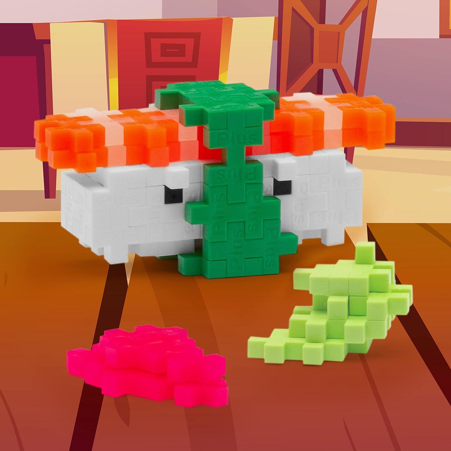 Plus Plus Kit de Mini Sushi 3D - 70 Piezas STEM para Niños