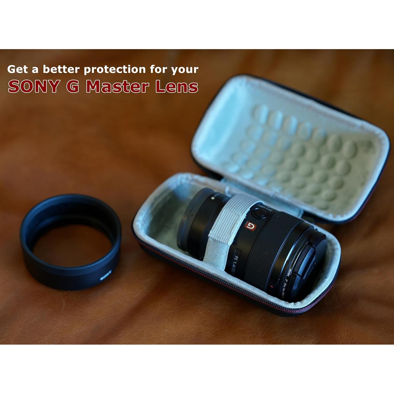 Funda Protectora Dura Ginsco para Lentes de Cámara Universal