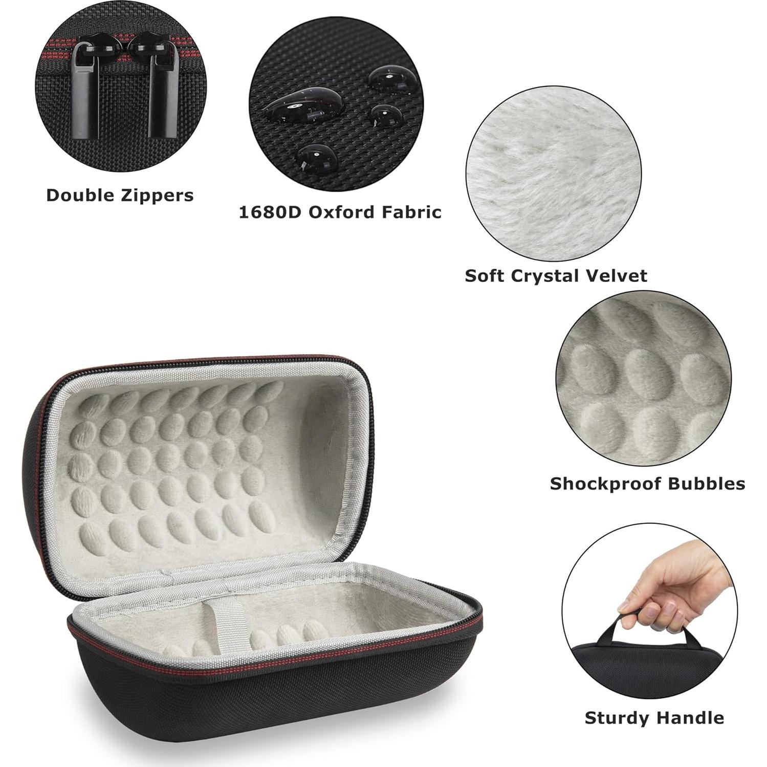 Funda Protectora Dura Ginsco para Lentes de Cámara Universal