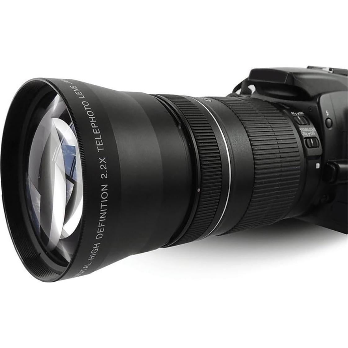 Lente Telefoto 2.2X 43mm Big Mike's para Cámaras y Videocámaras