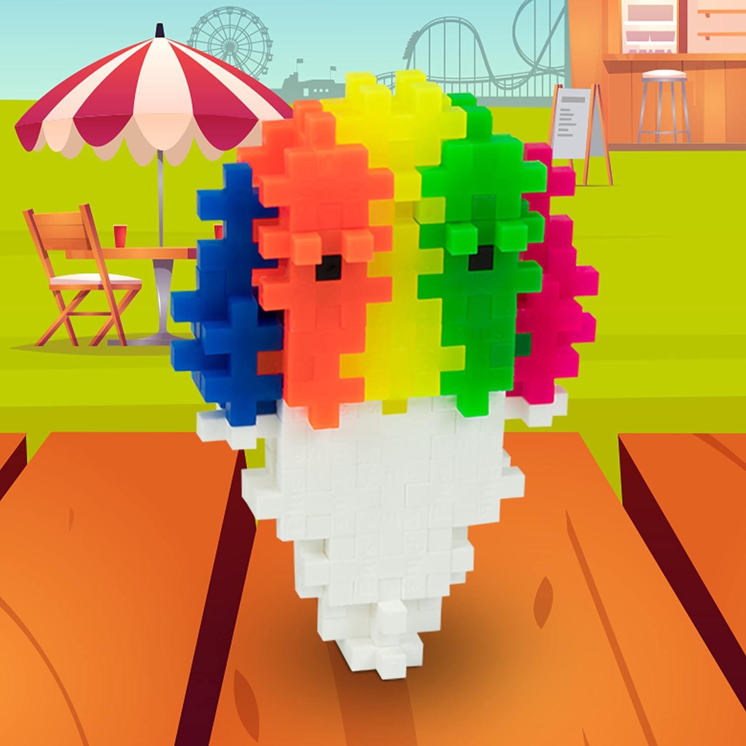 Plus Plus Set de Bloques 3D Cono de Nieve 70 Piezas