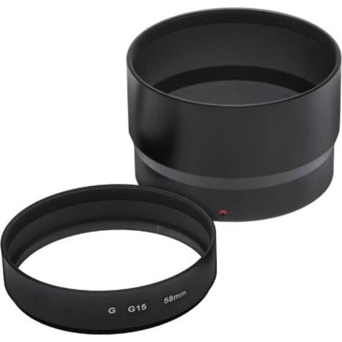 Adaptador de Conversión OPTURA LA-DC58L + Batería + Lentes y Filtros para Canon G15 G16