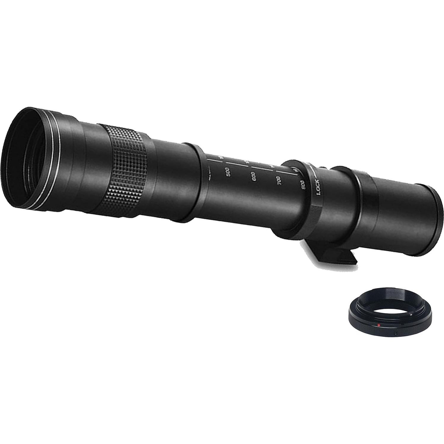 Cámara DSLR Canon EOS 2000D + Lente 420-800mm + Accesorios