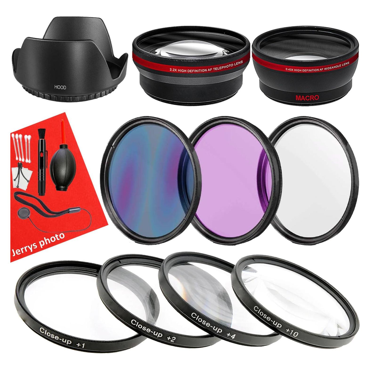 Paquete de Accesorios 67mm para Canon EOS RP - Lente Gran Angular y Telefoto