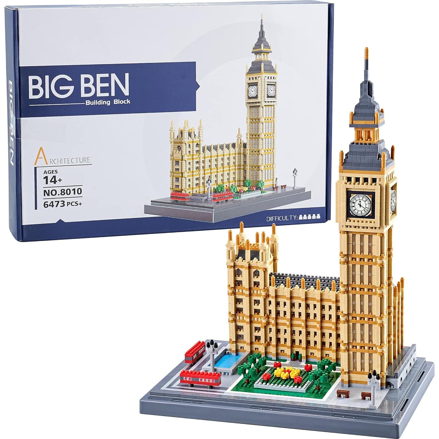 Set de Construcción Big Ben LUKHANG 6473pcs para 14+ años