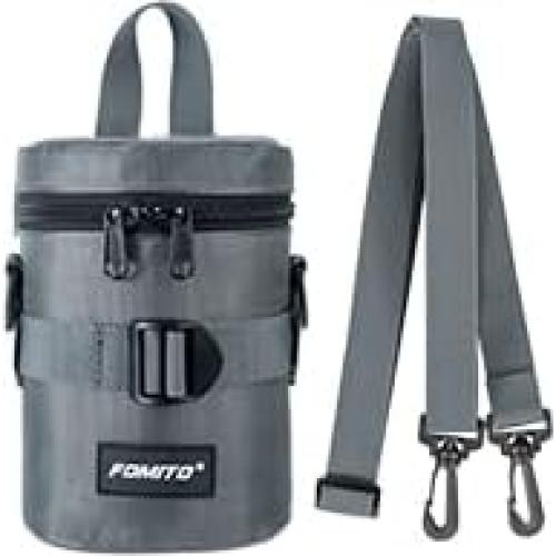 Funda de Lente de Cámara FOMITO M Gris para Lentes hasta 10cm