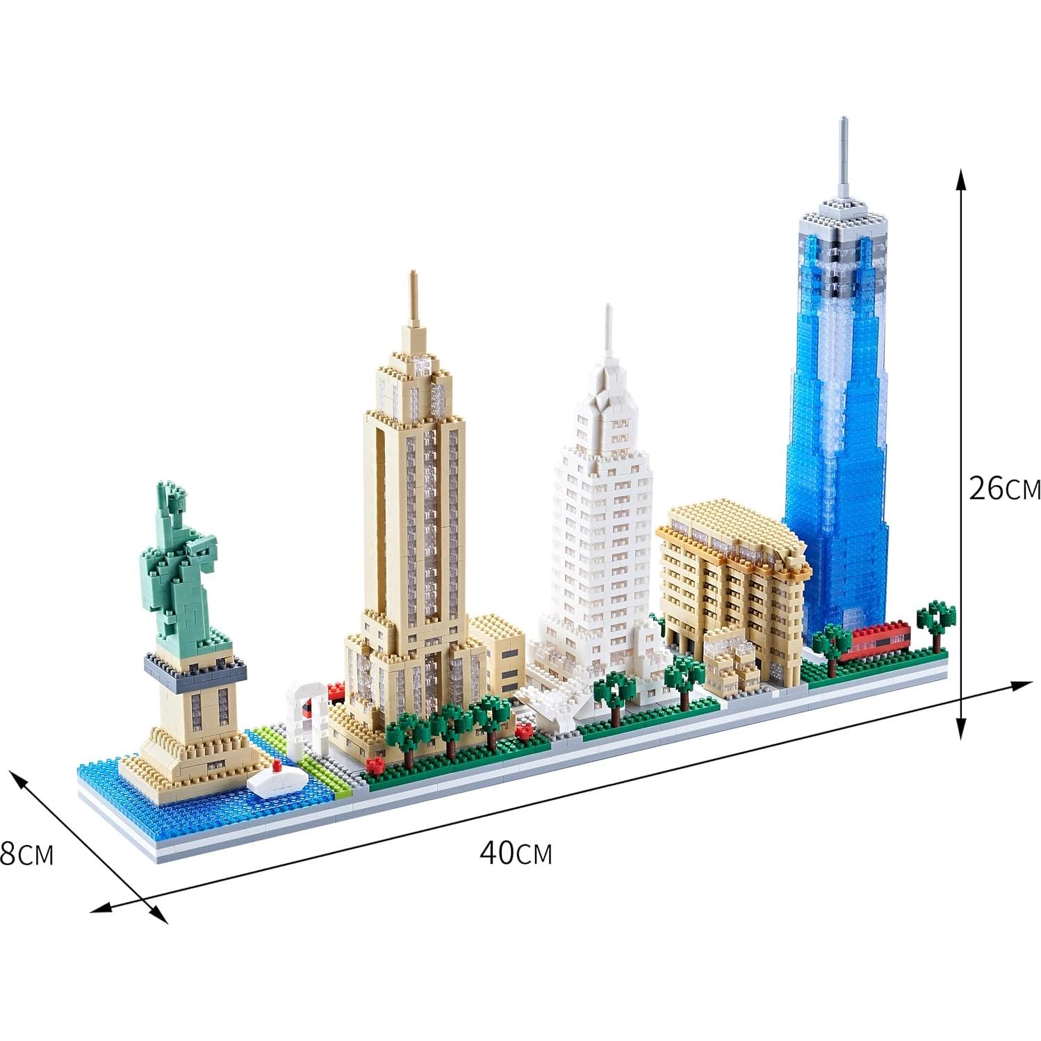 Conjunto Edificios Skyline Nueva York - 3452 piezas | KLMEi