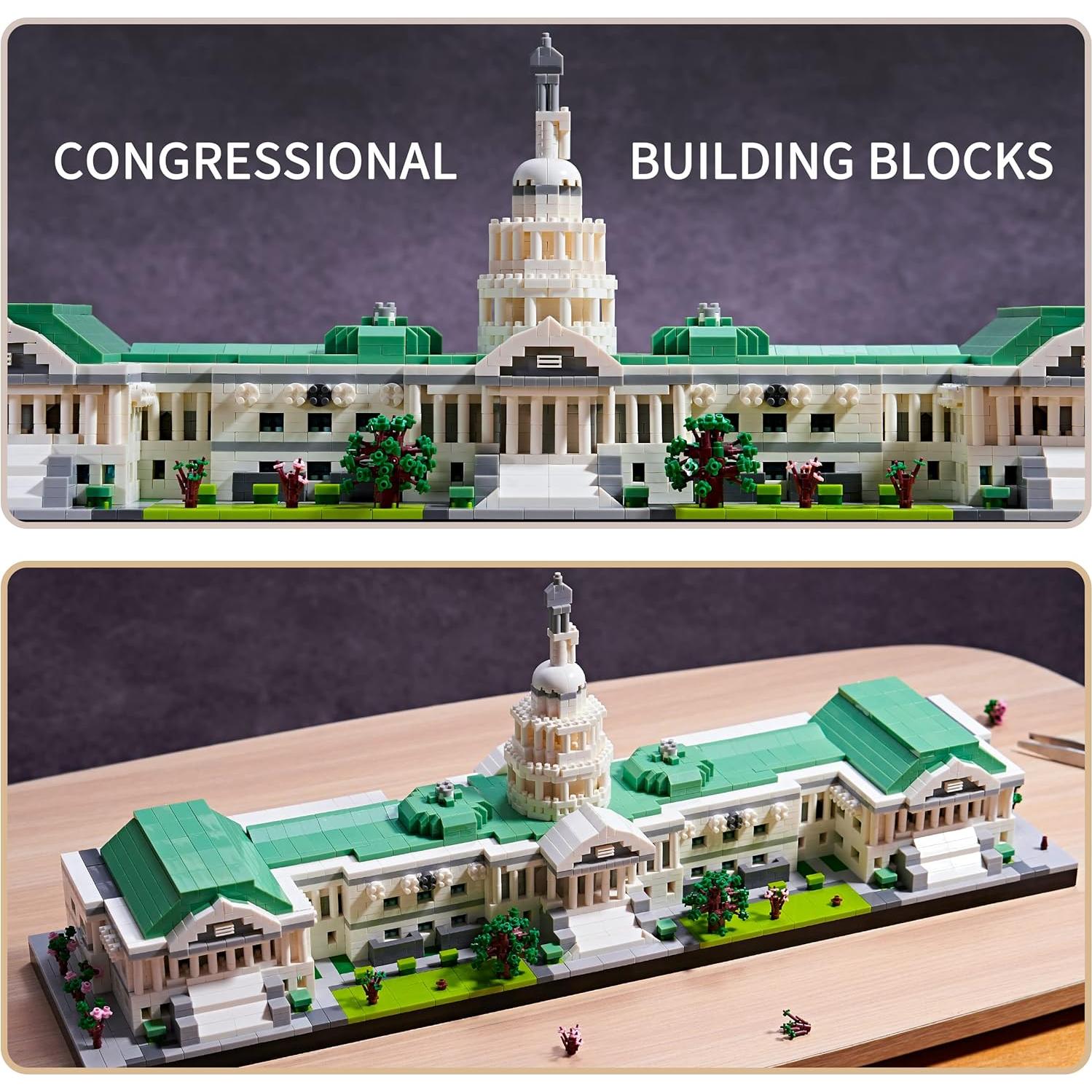 Juego de Modelo Capitolio KLMEi 3630 Micro Bloques 29.97x21.08cm