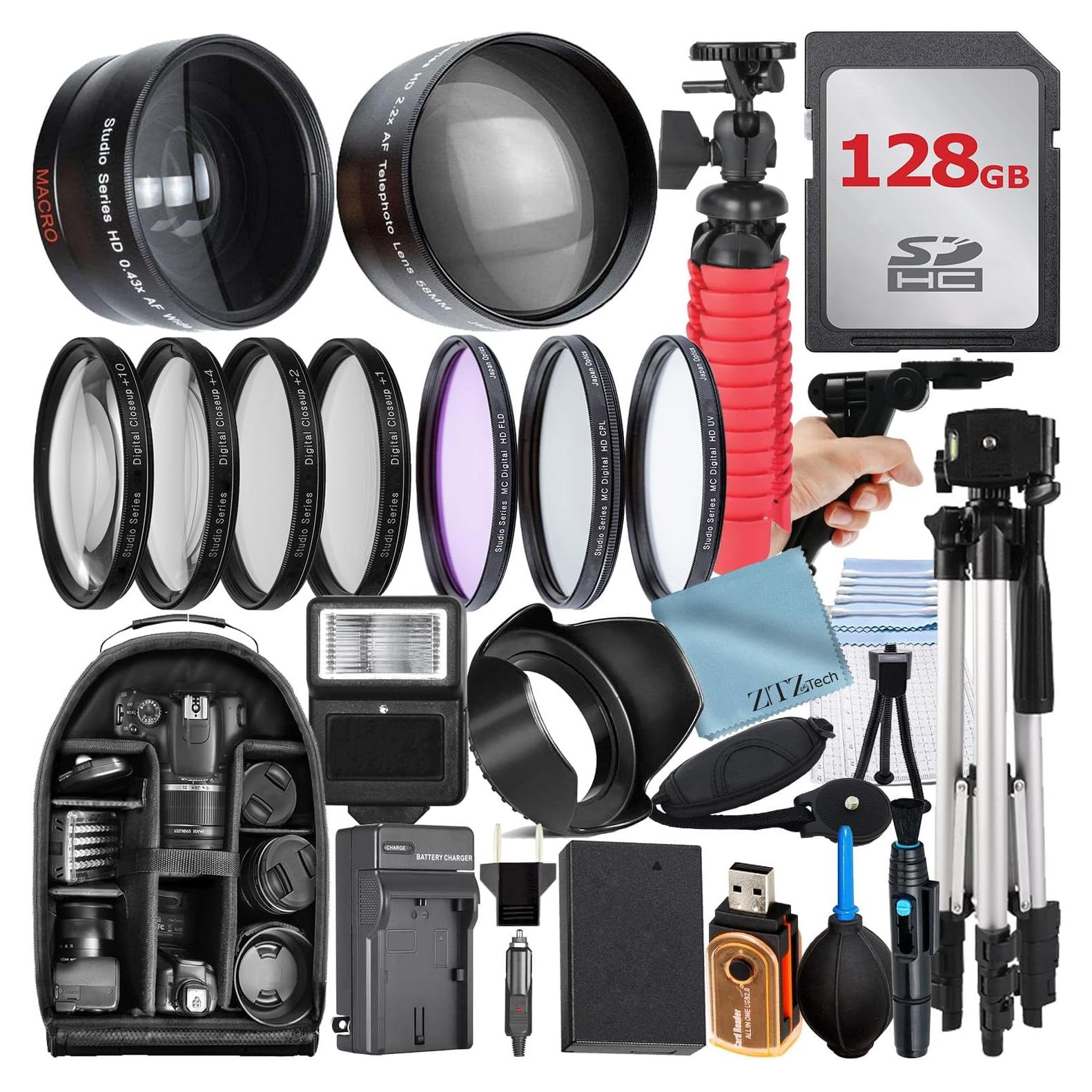 Paquete de Accesorios 49mm para Canon EOS R100 R50 M5 M6