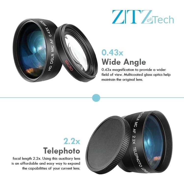 Paquete de Accesorios 49mm para Canon EOS R100 R50 M5 M6