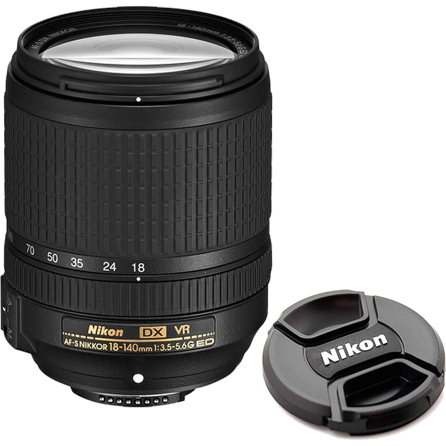 Cámara DSLR Nikon D7500 con Lentes 18-140mm y 70-300mm