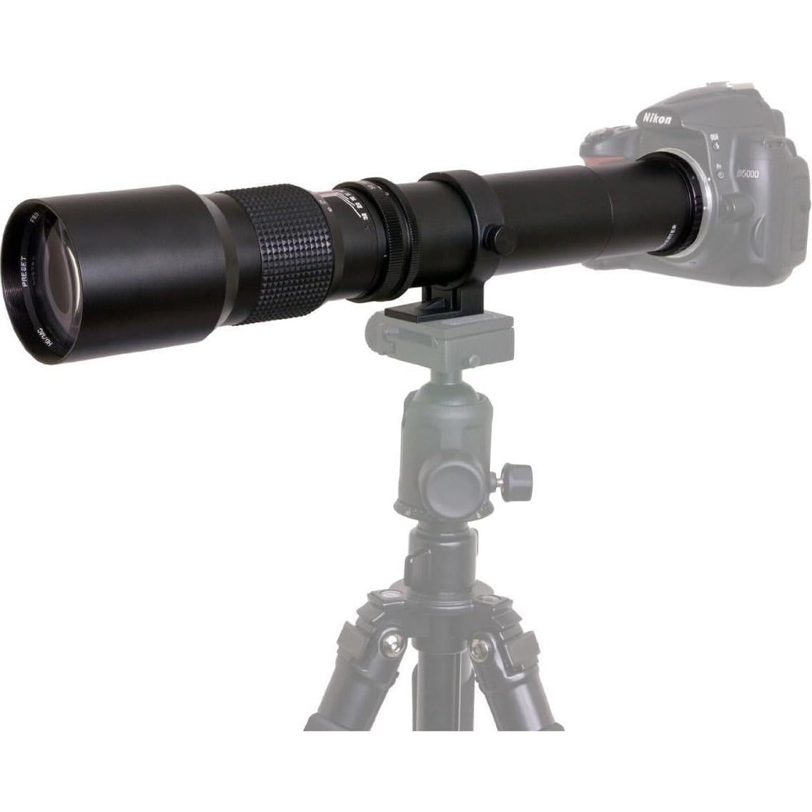 Teleobjetivo Manual HD 420-1600mm f/8.3 para Nikon DSLR