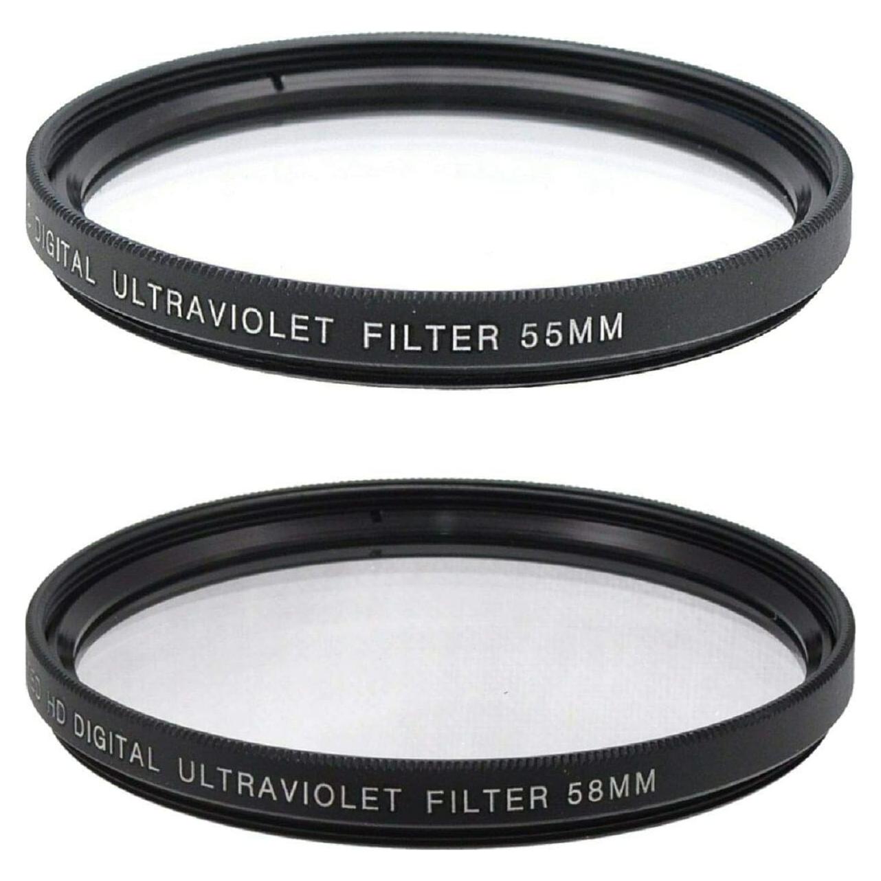 Filtro UV 55mm y 58mm Big Mike's para Nikon D3500 D5600