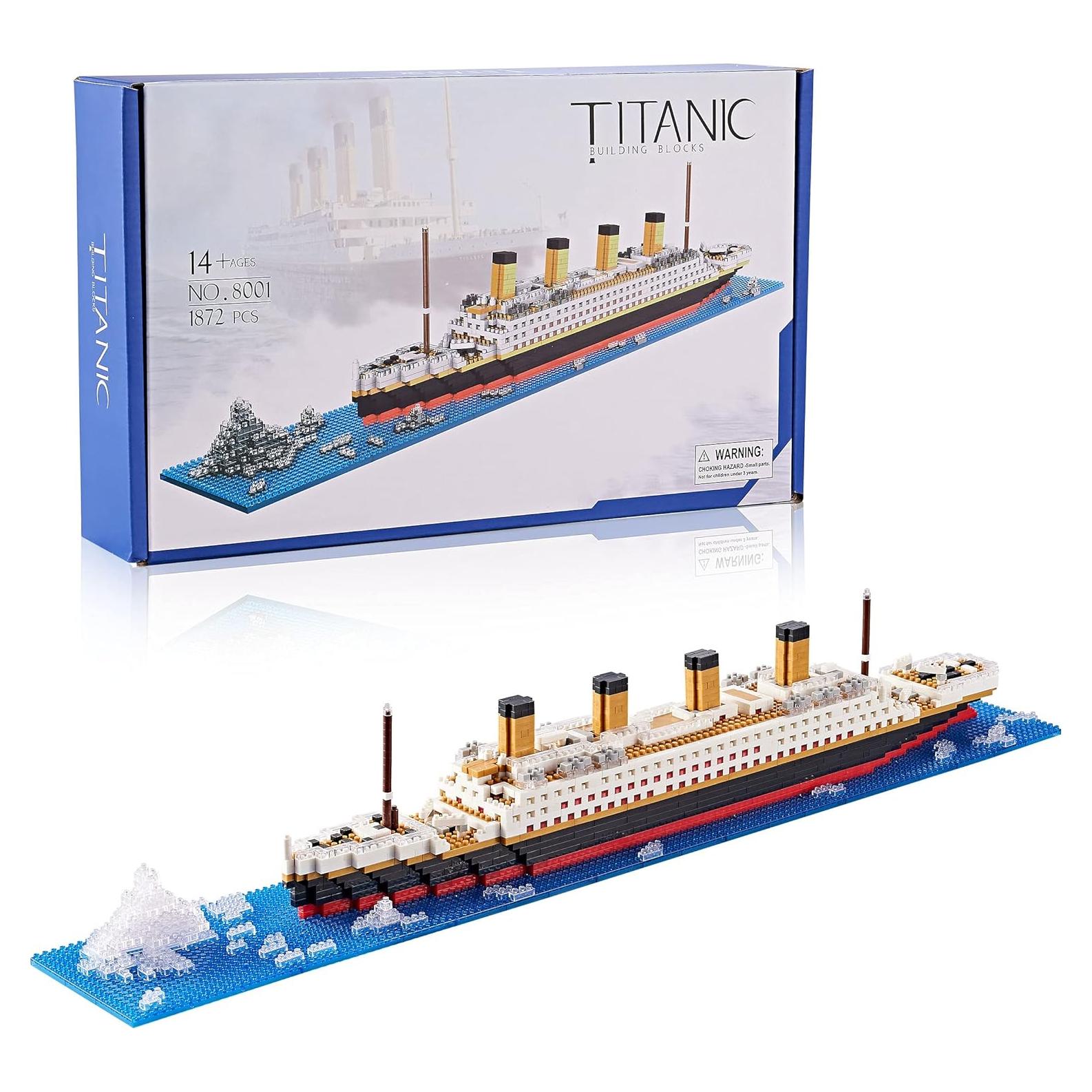Set de Bloques Titanic KLMEi 1872 Piezas para Adultos