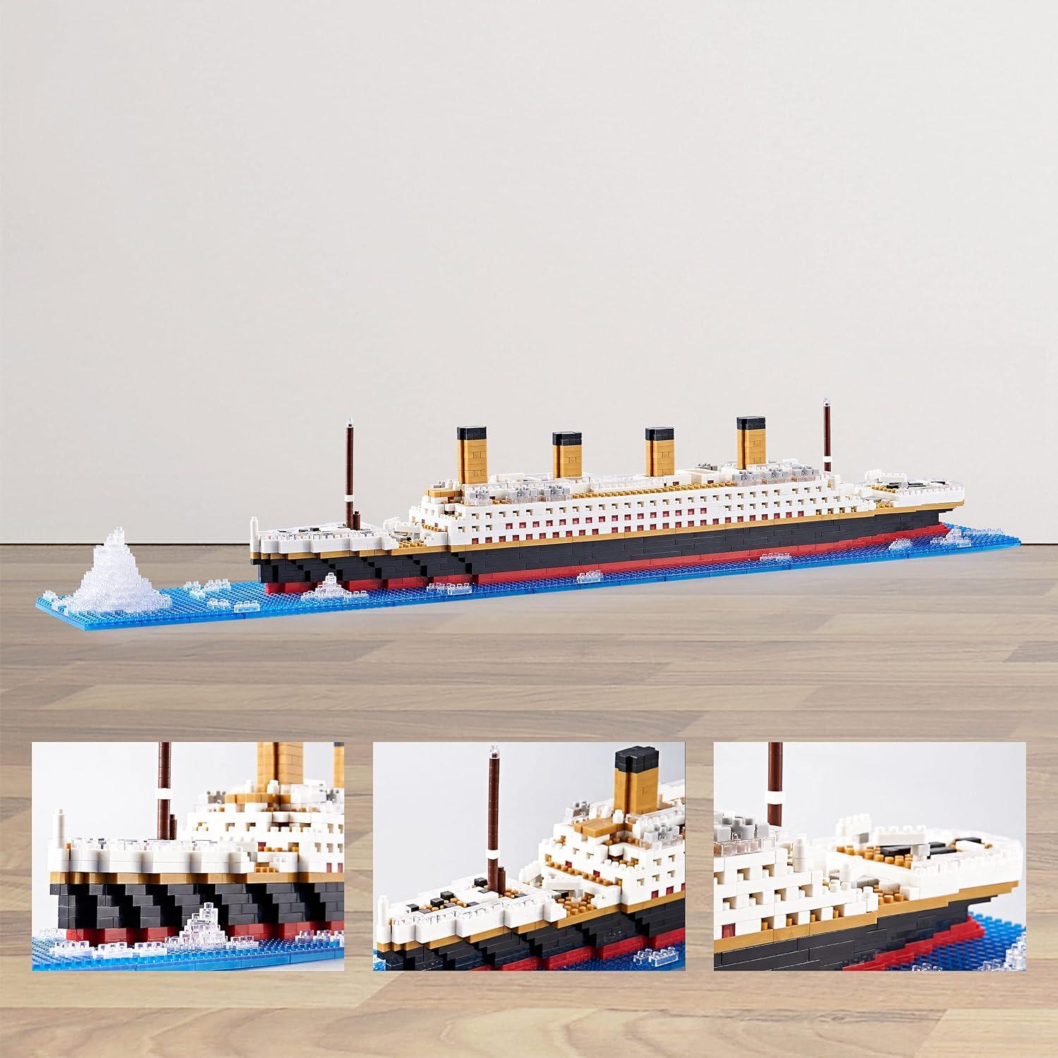 Set de Bloques Titanic KLMEi 1872 Piezas para Adultos