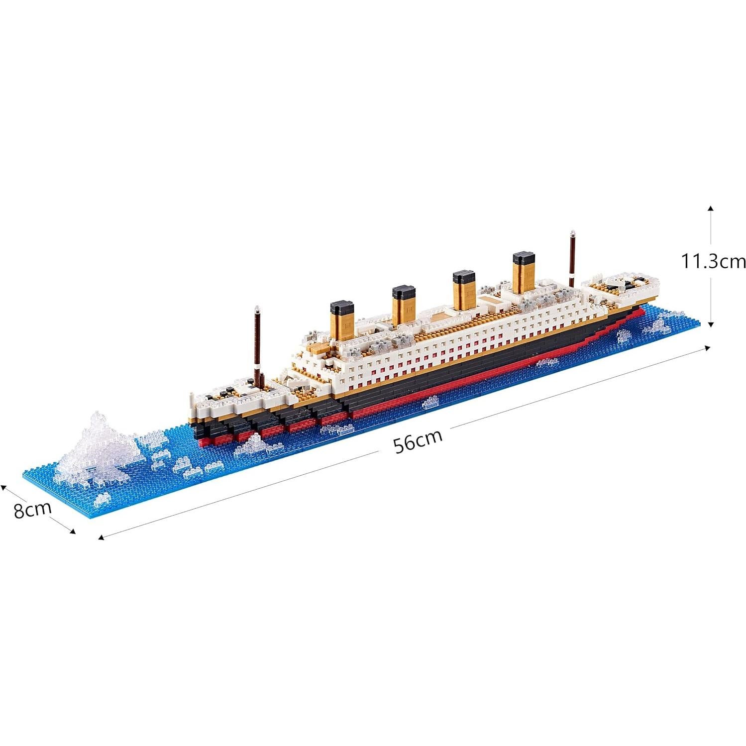 Set de Bloques Titanic KLMEi 1872 Piezas para Adultos