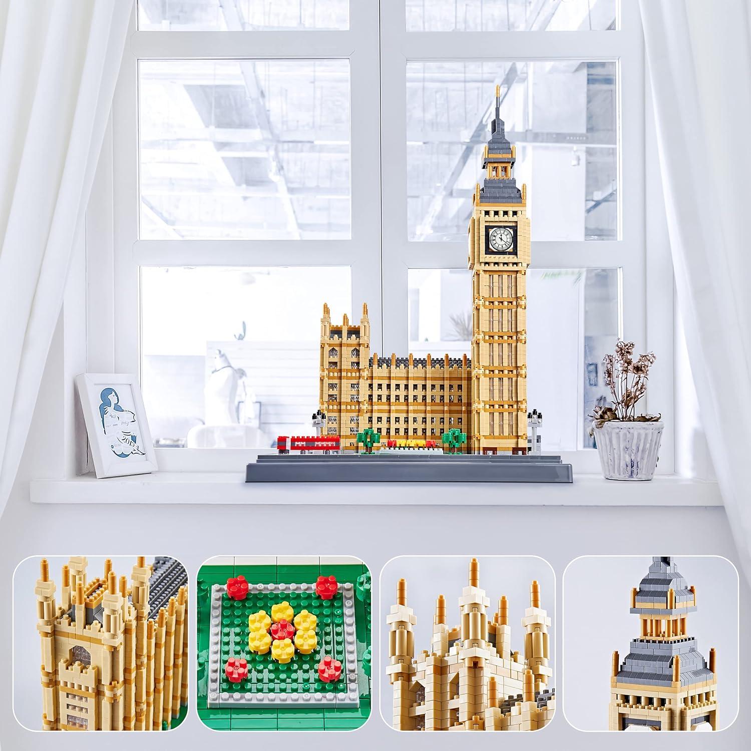 Set de Construcción Big Ben LUKHANG 6473 piezas Micro Mini