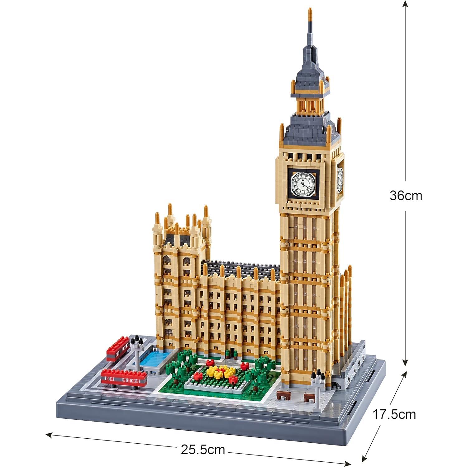 Set de Construcción Big Ben LUKHANG 6473 piezas Micro Mini