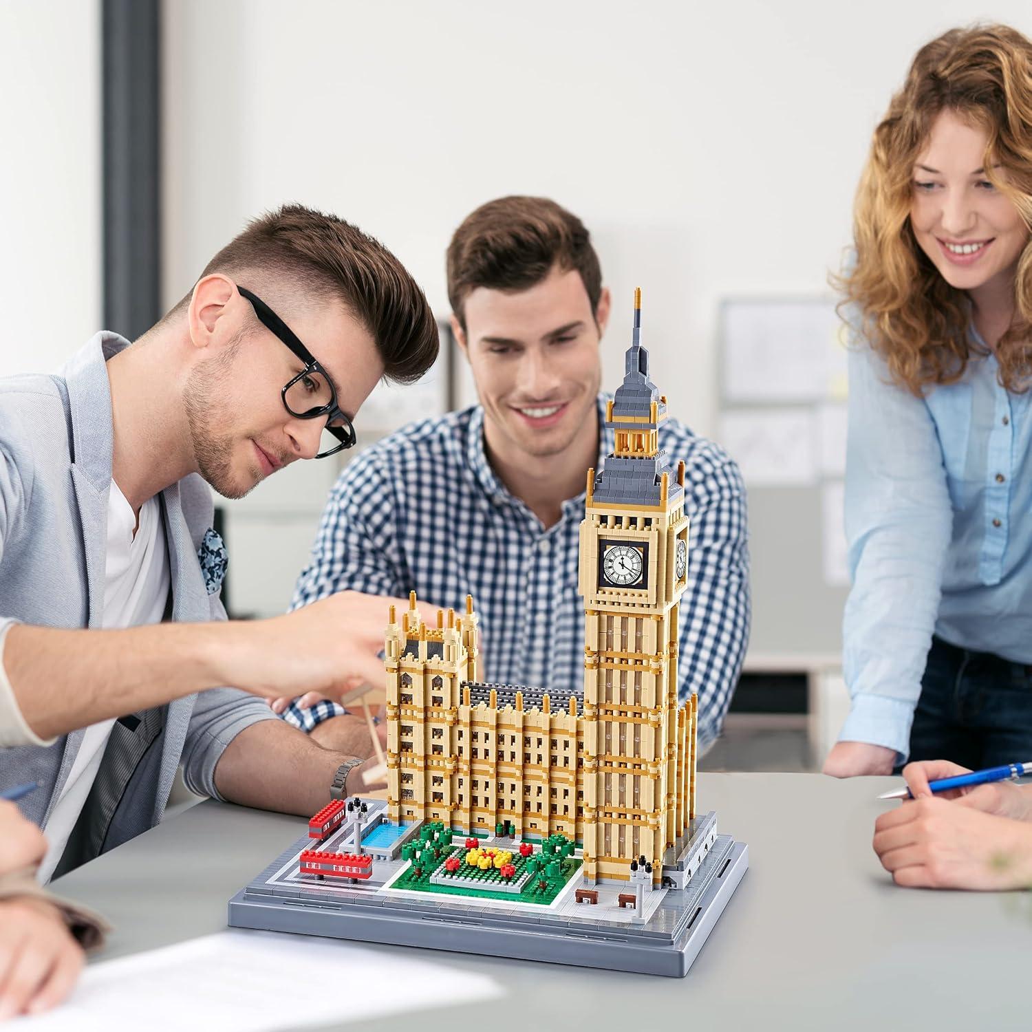 Set de Construcción Big Ben LUKHANG 6473 piezas Micro Mini