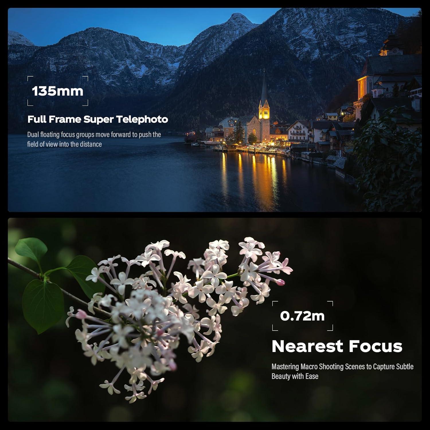 Lente Viltrox 135mm F1.8 AF Montura Z para Nikon