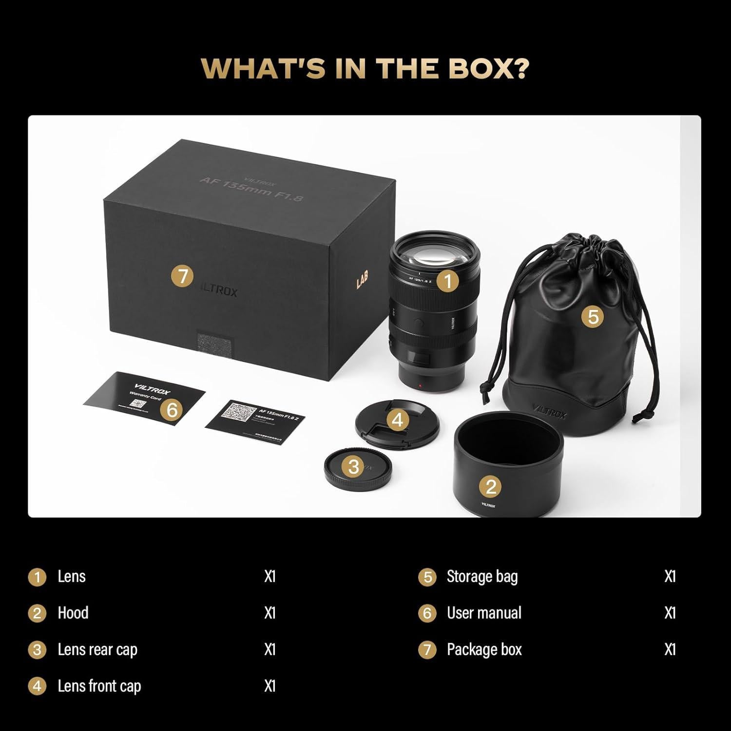 Lente Viltrox 135mm F1.8 AF Montura Z para Nikon