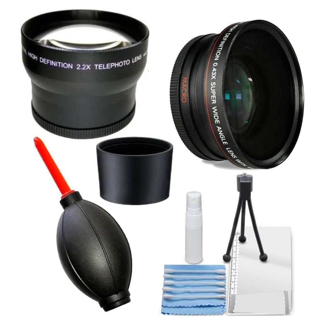 Kit de Lentes Nikon CoolPix: Gran Angular 0.43x y Telefoto 2.0x