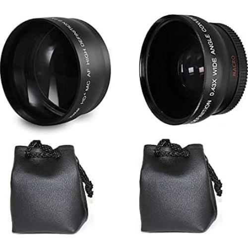 Kit de Lentes Nikon CoolPix: Gran Angular 0.43x y Telefoto 2.0x