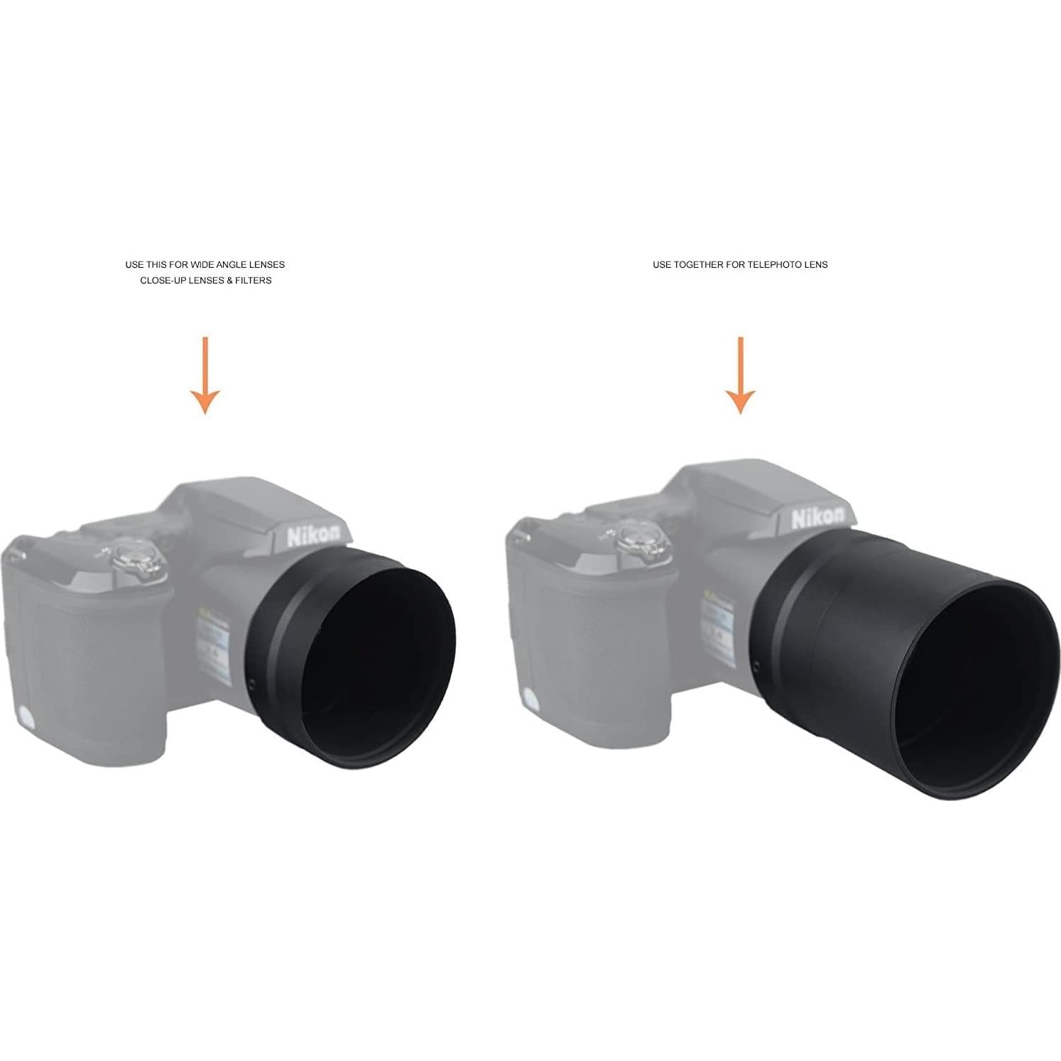 Lente Telefoto Digital Nc 2.2x para Nikon COOLPIX B500