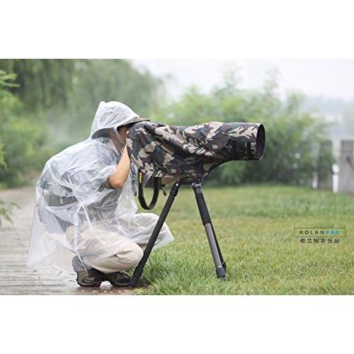 Cubierta de Lluvia ROLANPRO L Impermeable 90cm para Lentes Telefoto