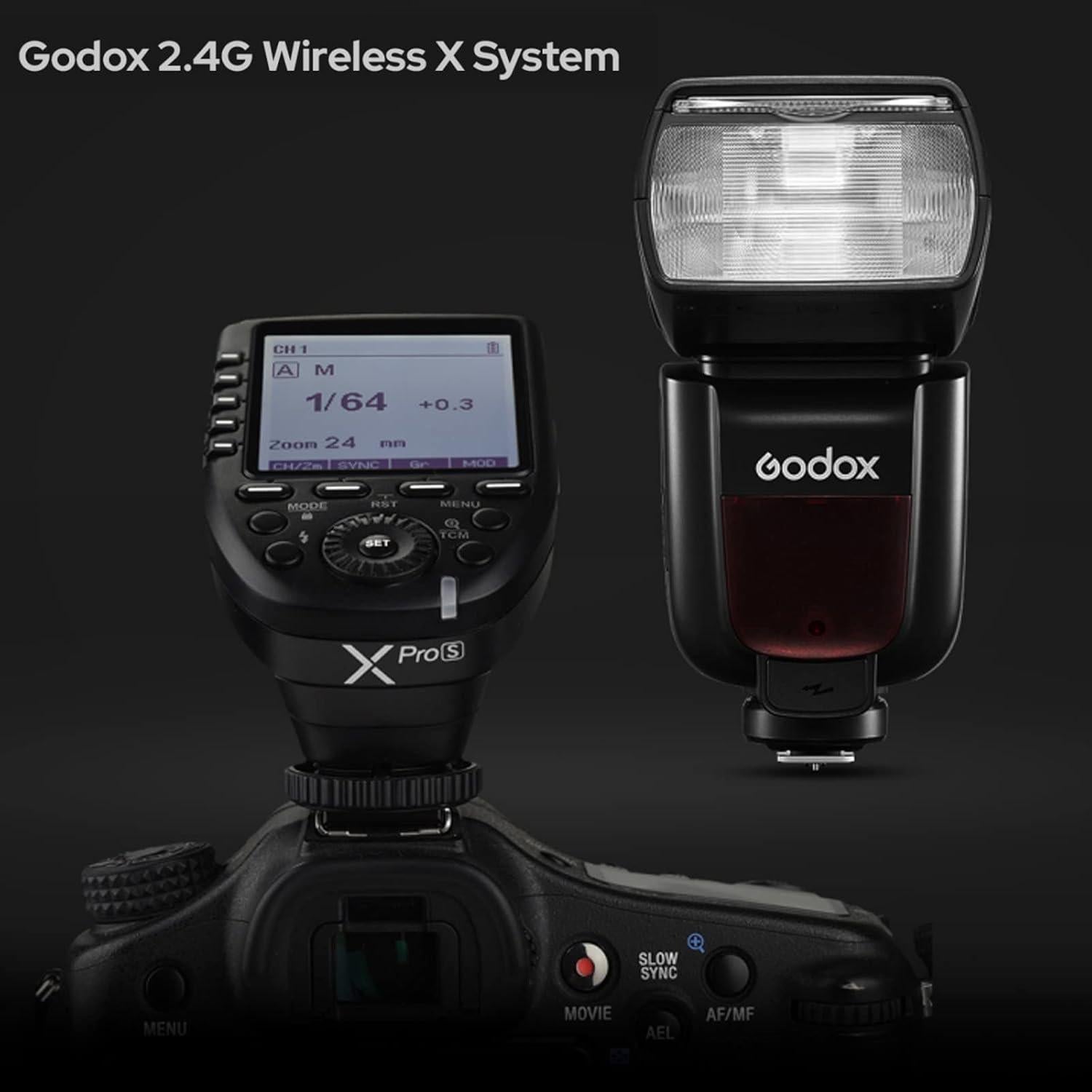 Flash Godox TT685II-N para Nikon, Inalámbrico 2.4G, HSS