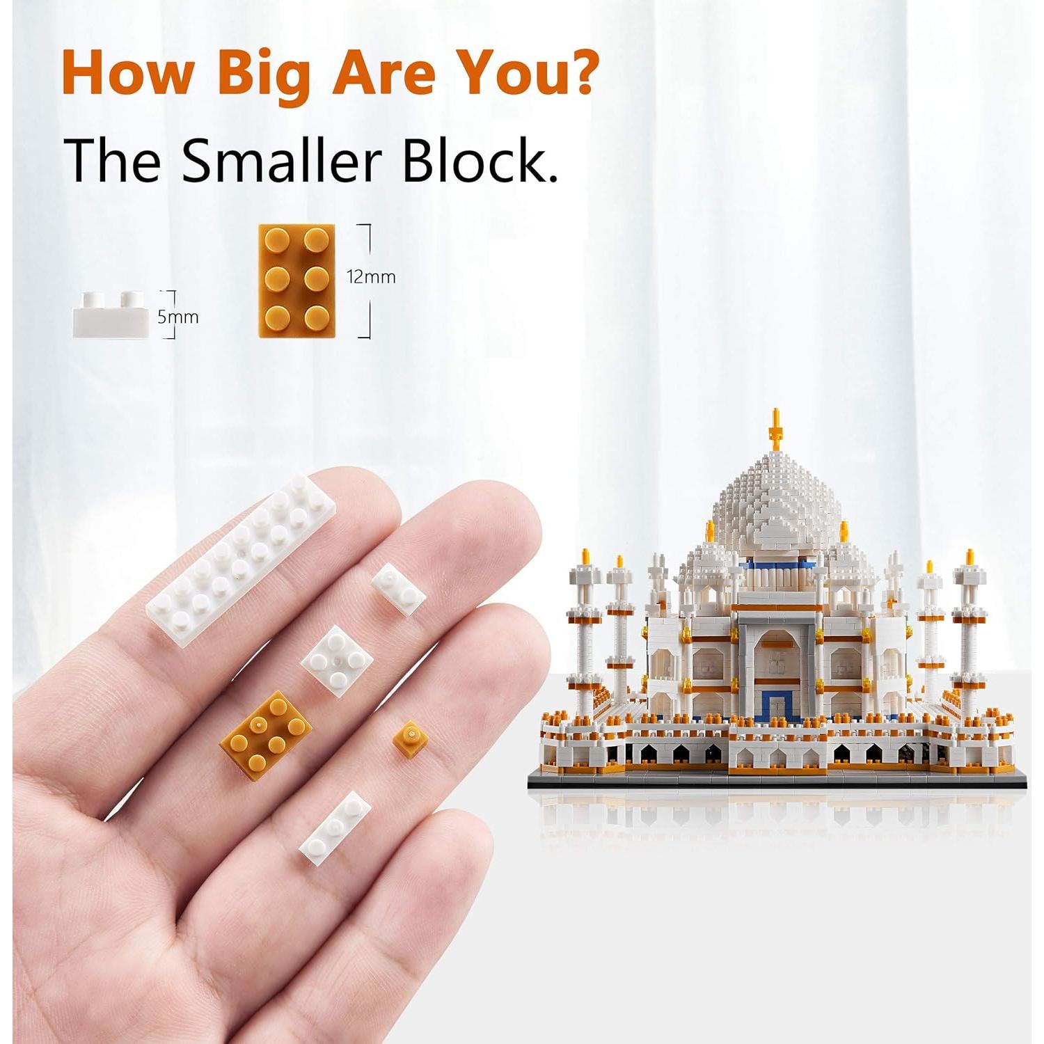 Conjunto Bloques Construcción Taj Mahal KLEMi 3950 Piezas