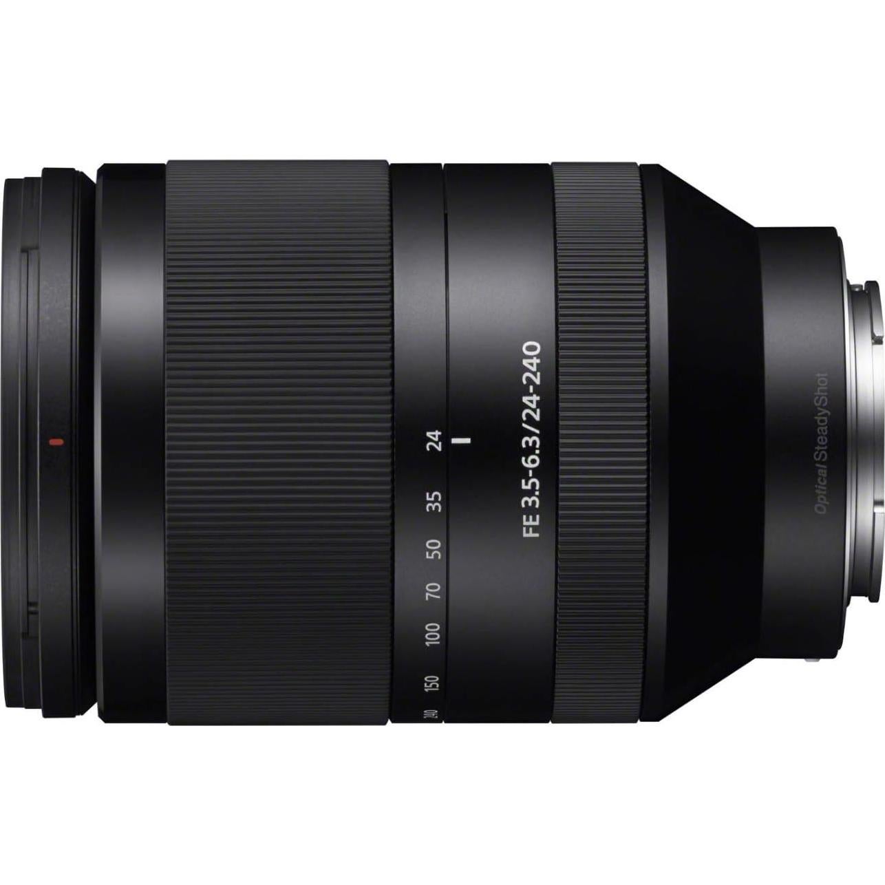 Lente Zoom Telefoto Sony FE 24-240mm f/3.5-6.3 OSS con Accesorios